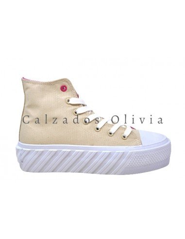 Zapatos y Calzados EMS-R282 BEIGE-PINK