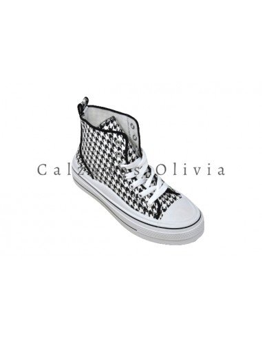 Zapatos y Calzados TY-LHD-75 BLACK-WHITE