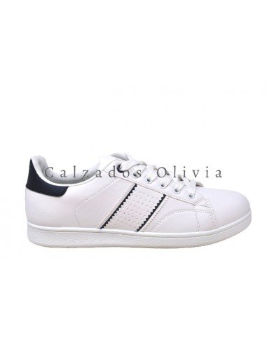 Zapatos y Calzados EMS-ZZ-30 WHITE-NAVY