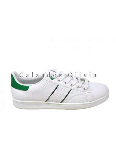 Zapatos y Calzados EMS-ZZ-30 WHITE-GREEN