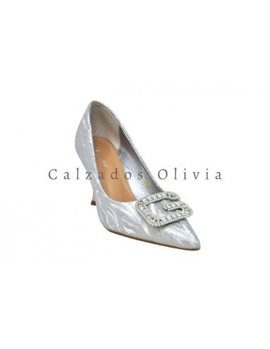 Zapatos y Calzados WP-JM953 PLATA