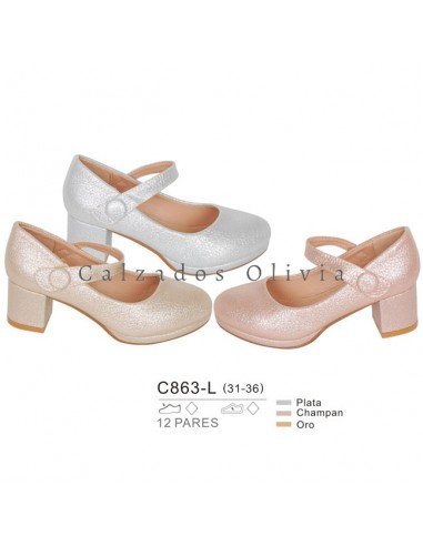 Zapatos y Calzados PP-C863-L (31-36)