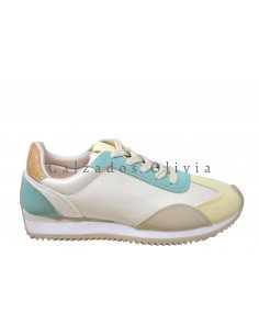 Calzados y Zapatos EMS-XX-38 BEIGE-GREEN