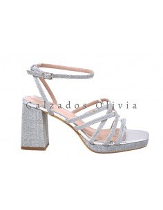 Calzados y Zapatos SSM-JL750 PLATA