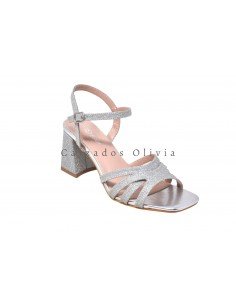 Calzados y zapatos SSM-JL752 PLATA 2
