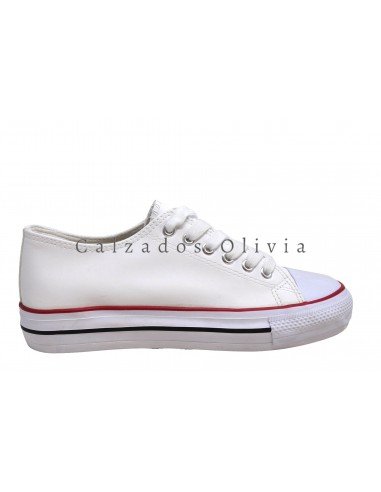 Zapatos y Calzados REB-CZ-772 WHITE