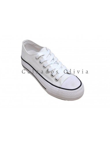 Zapatos y Calzados REB-1803 WHITE