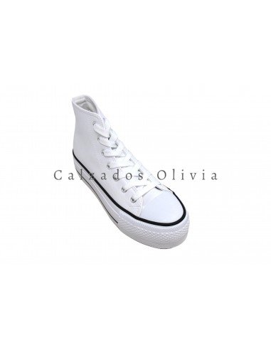 Zapatos y Calzados REB-P6 WHITE-BLACK