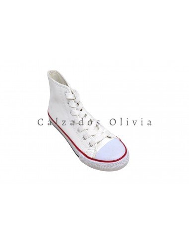 Zapatos y Calzados REB-R-286 WHITE-RED