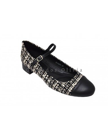 Zapatos y Calzados BTT-3389 BLACK-WHITE