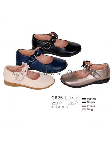 Zapatos y Calzados PP-C826-L (31-36)