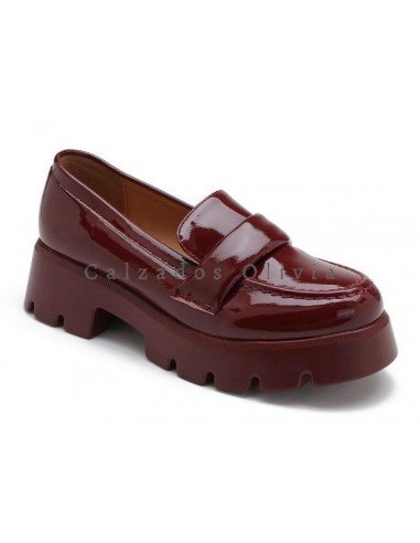 Zapatos y Calzados OT-MO-6 WINE-RED