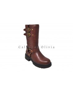 Calzados y zapatos SSM-2410 MARRON 2