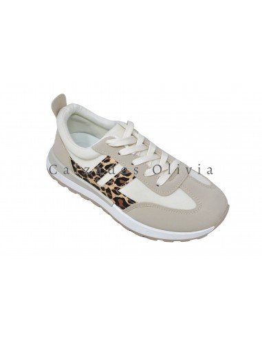 Zapatos y Calzados TF-3729 LEOPARD-BEIGE