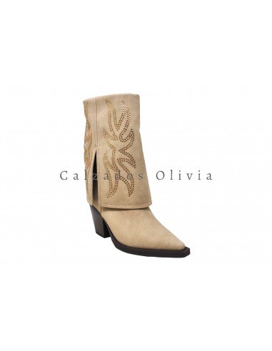 Zapatos y Calzados AN-1873 BEIGE