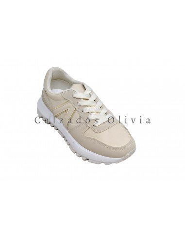 Zapatos y Calzados REB-XX-26 BEIGE