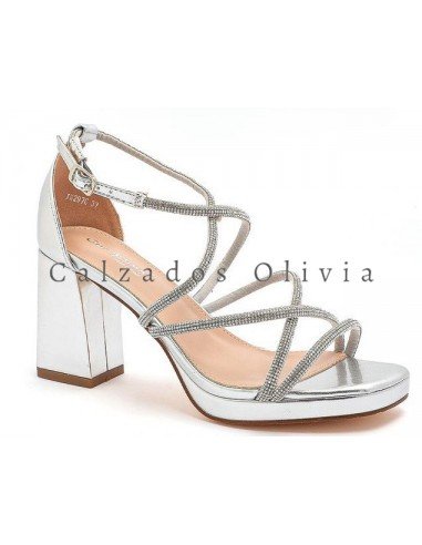 Zapatos y Calzados WP-JM297C PLATA