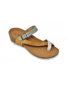 Calzados y zapatos AN-M-28 GREEN-BEIGE 2