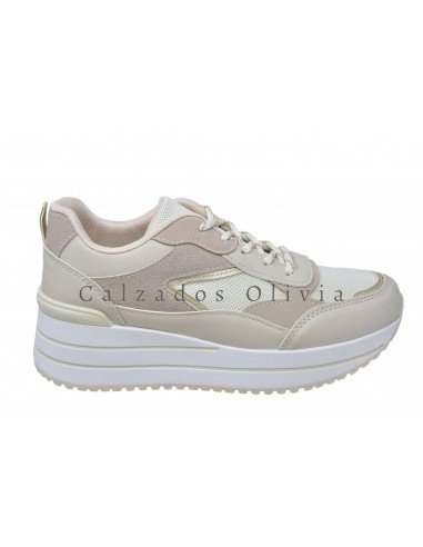 Zapatos y Calzados TF-3765 BEIGE