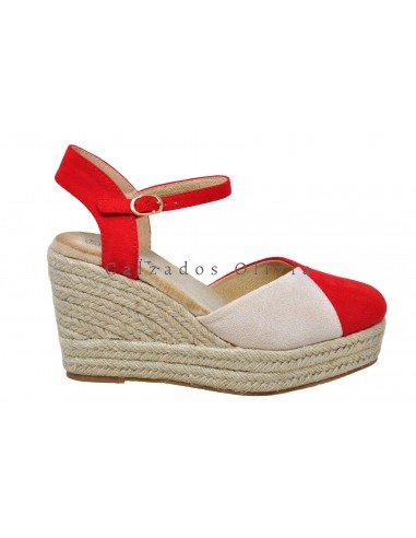 Zapatos y Calzados SSM-JSZ330 BEIGE-RED
