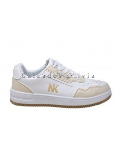 Calzados y Zapatos LEN-NK318 WHITE