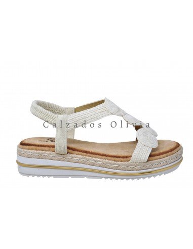Zapatos y Calzados TF-5557 BEIGE