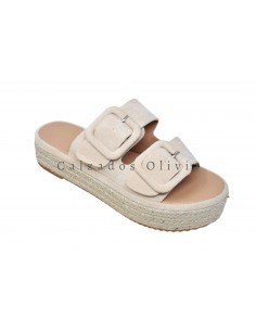 Calzados y zapatos TF-3302 BEIGE 2