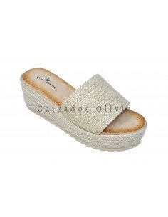 Calzados y zapatos TF-1605 BEIGE 2