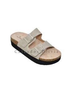 Calzados y zapatos TF-5056 BEIGE 2