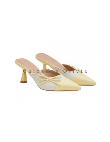 Zapatos y Calzados BTT-5128 YELLOW-WHITE