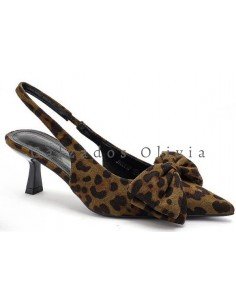 Calzados y Zapatos WP-JM283F LEOPARDO-VERDE