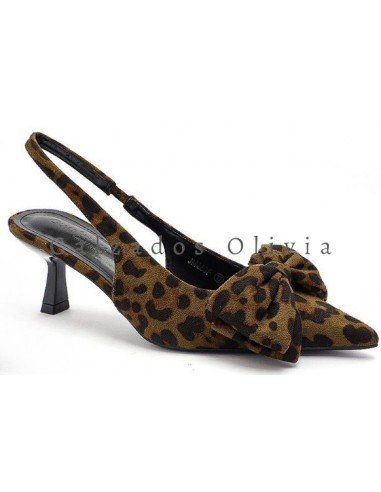 Zapatos y Calzados WP-JM283F LEOPARDO-VERDE