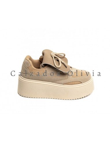 Zapatos y Calzados ID-9017 KAKI