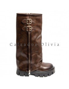 Calzados y Zapatos ID-5827 BROWN