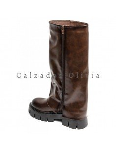 Calzados y zapatos ID-5827 BROWN 2