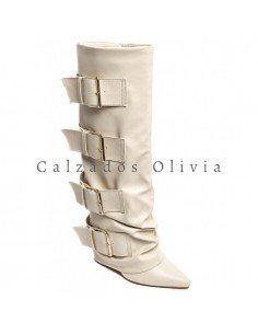 Calzados y zapatos ID-7677A BEIGE 2