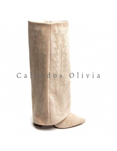Zapatos y Calzados ID-7675A BEIGE