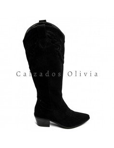 Calzados y Zapatos ID-7678A-1 BLACK