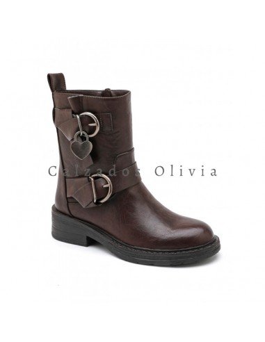 Zapatos y Calzados ID-6355 BROWN