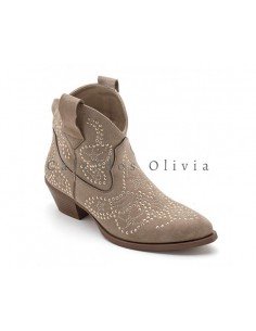 Calzados y zapatos ID-7663A KAKI 2