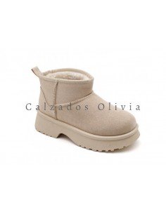 Calzados y zapatos ID-9162 BEIGE 2