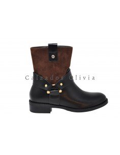 Calzados y Zapatos BTT-5463 BLACK-BROWN