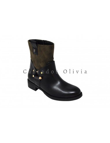 Zapatos y Calzados BTT-5463 BLACK-GREEN