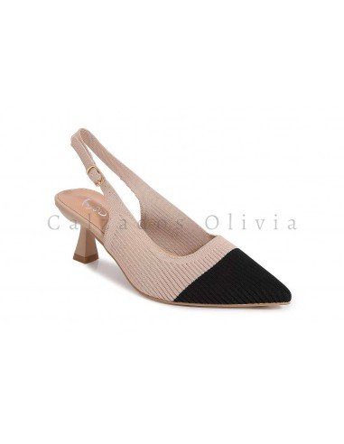 Zapatos y Calzados TY-FZL-0090 BEIGE/BLACK