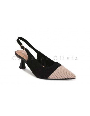 Zapatos y Calzados TY-FZL-0090 BLACK/BEIGE