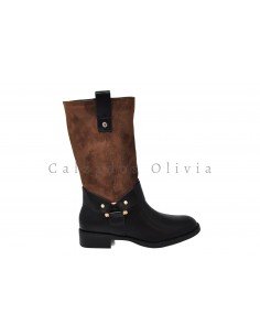 Calzados y Zapatos BTT-5461 BLACK/BROWN