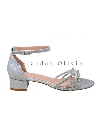 Zapatos y Calzados SSM-RG880 PLATA