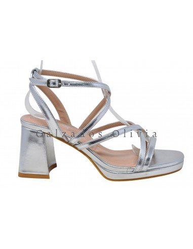 Zapatos y Calzados SSM-JL895 PLATA