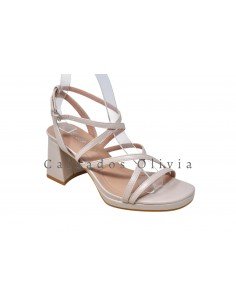 Calzados y zapatos SSM-JL895 BEIGE 2