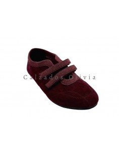 Calzados y zapatos REB-666-2 BURDEOS 2